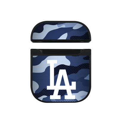 MLB Los Angeles Dodgers Camo Apple AirPods Case-AirPod Case-Black-Altracase