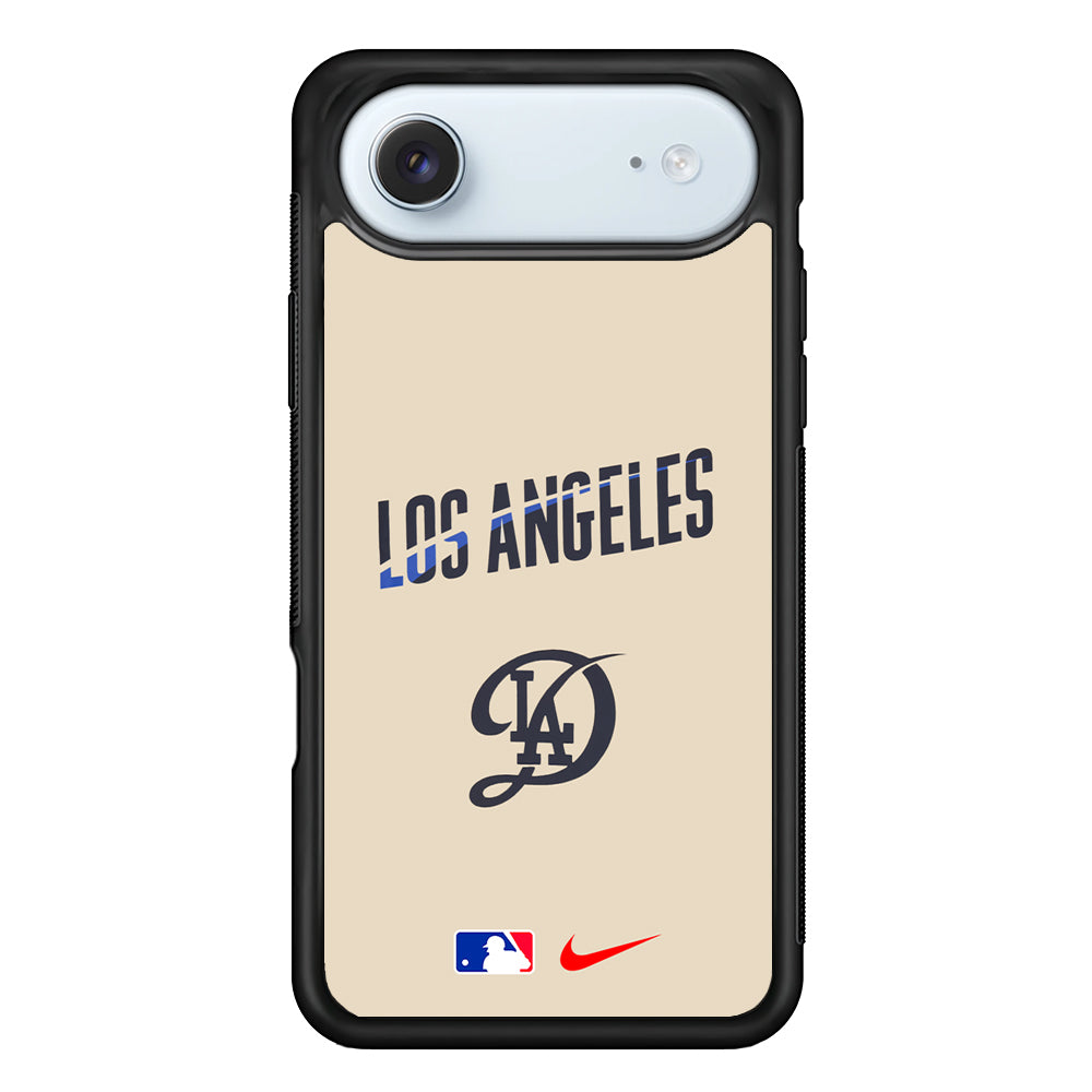 MLB Los Angeles Dodgers Cream Nike iPhone 17 Air Case - Altracase