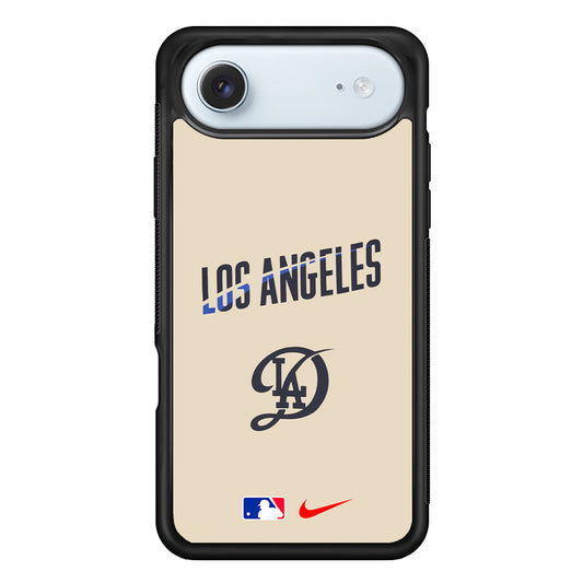 MLB Los Angeles Dodgers Cream Nike iPhone 17 Air Case - Altracase