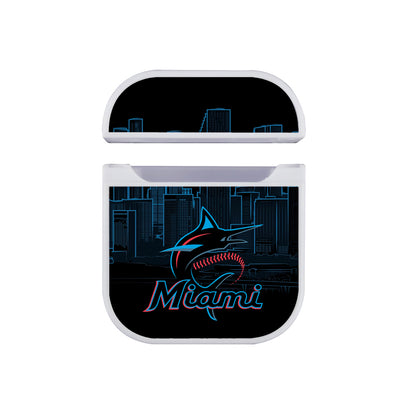MLB Miami Marlins City Apple AirPods Case-AirPod Case-White-Altracase