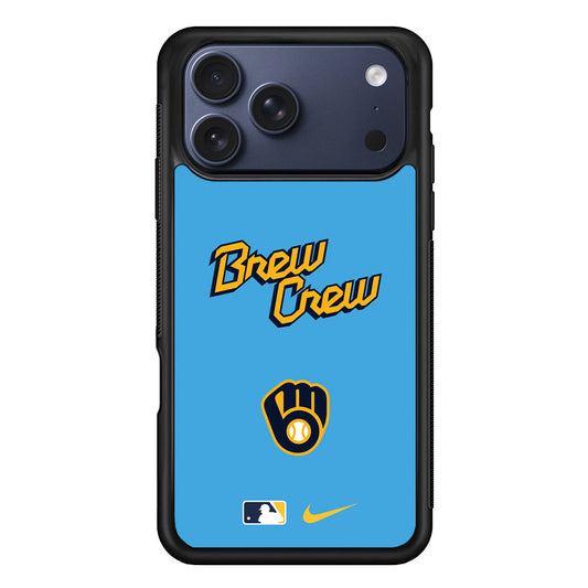 MLB Milwaukee Brewers Blue Nike iPhone 17 Pro Max Case - Altracase