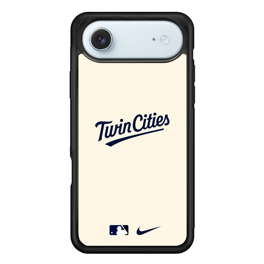 MLB Minnesota Twins Cream Nike iPhone 17 Air Case - Altracase