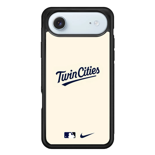MLB Minnesota Twins Cream Nike iPhone 17 Air Case - Altracase