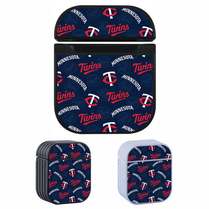 MLB Minnesota Twins Pattern Apple AirPods Case-AirPod Case-Altracase