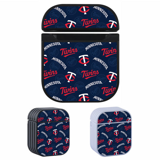 MLB Minnesota Twins Pattern Apple AirPods Case-AirPod Case-Altracase