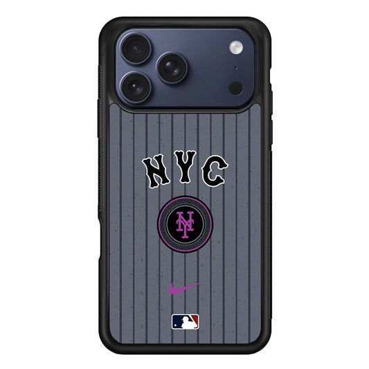 MLB New York Mets Gray Nike iPhone 17 Pro Max Case - Altracase