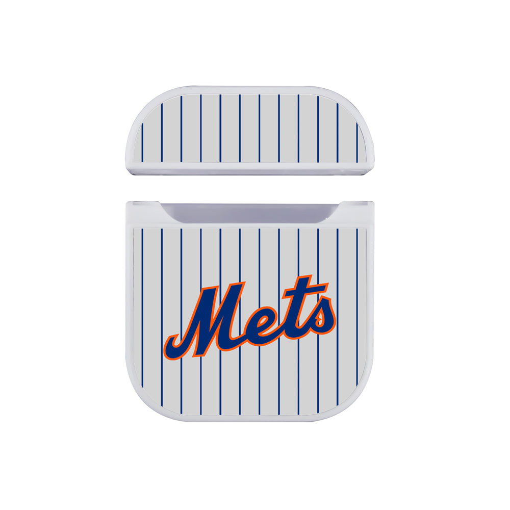 MLB New York Mets Jersey Apple AirPods Case-AirPod Case-White-Altracase