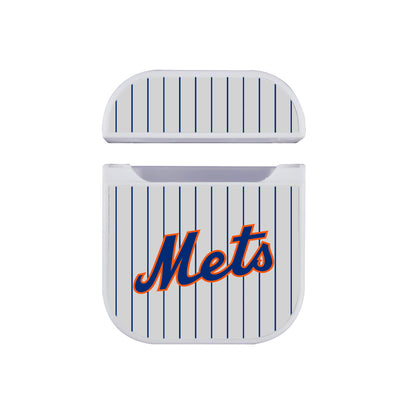MLB New York Mets Jersey Apple AirPods Case-AirPod Case-White-Altracase