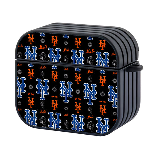 MLB New York Mets Pattern Apple AirPods 4 Case - AirPod Case - Altracase
