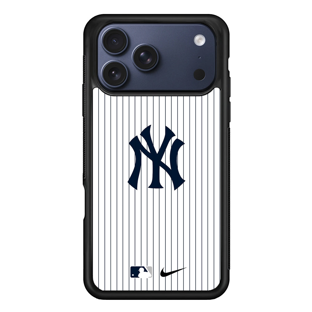 MLB New York Yankees White Nike iPhone 17 Pro Case - Altracase