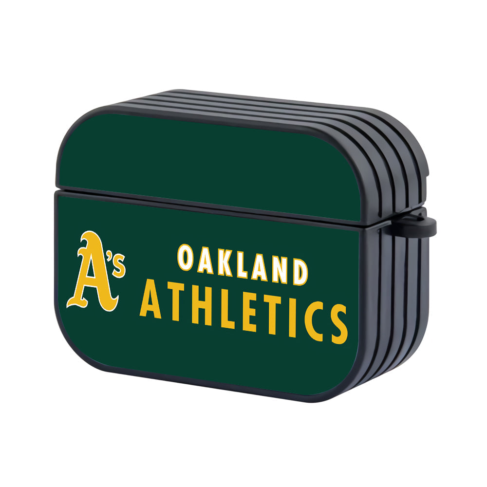 MLB Oakland Athletics Green Apple AirPods Pro 3 Case-AirPods Pro 3 Case-Altracase