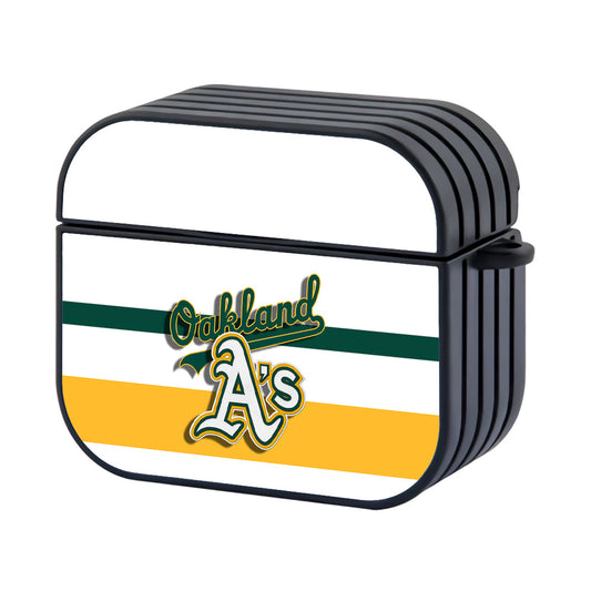 MLB Oakland Athletics White Apple AirPods 4 Case - AirPod Case - Altracase