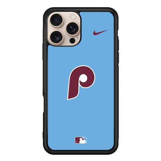 MLB Philadelphia Phillies Blue Nike iPhone 16 Pro Case - Altracase