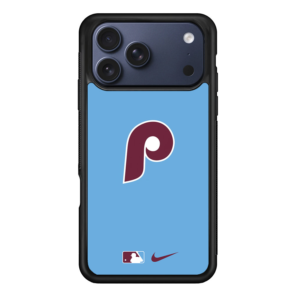 MLB Philadelphia Phillies Blue Nike iPhone 17 Pro Case - Altracase
