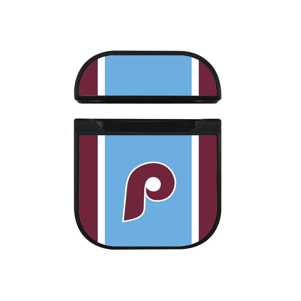 MLB Philadelphia Phillies Jersey Apple AirPods Case-AirPod Case-Black-Altracase