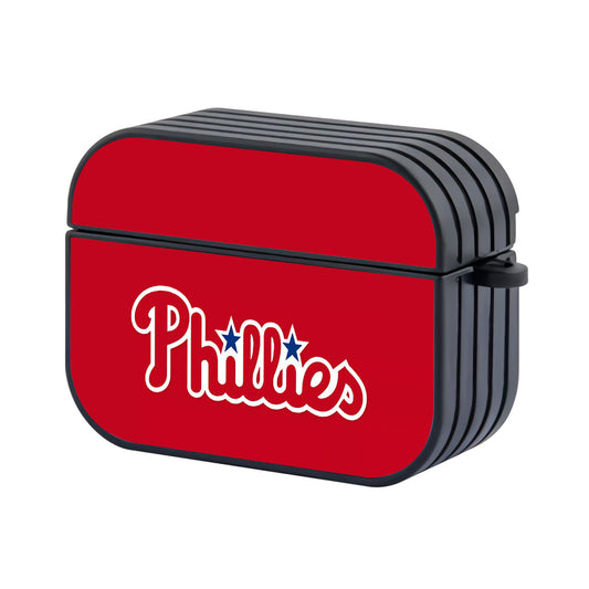 MLB Philadelphia Phillies Red Apple Airpods Pro 2 Case-Airpods Pro 2 Case-Altracase