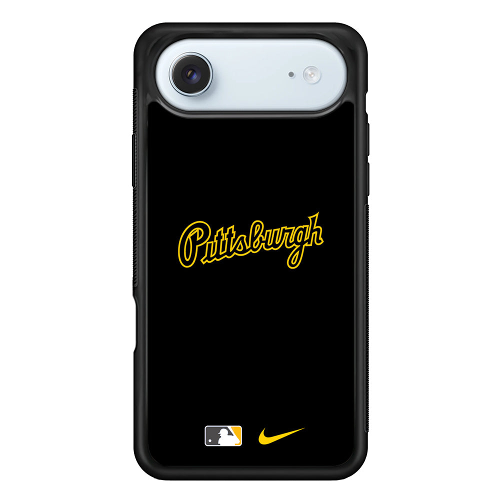 MLB Pittsburgh Pirates Black Nike iPhone 17 Air Case - Altracase