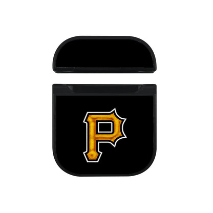 MLB Pittsburgh Pirates Logo Apple AirPods Case-AirPod Case-Black-Altracase