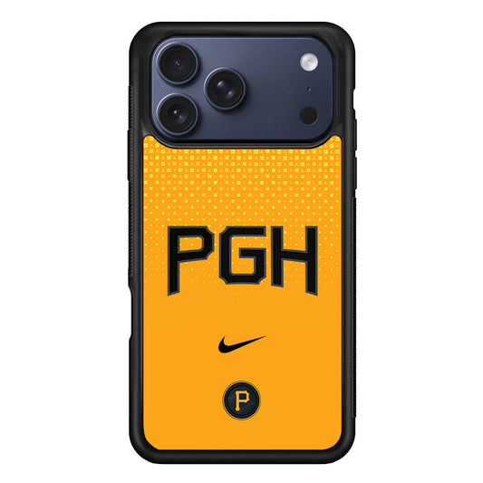MLB Pittsburgh Pirates Yellow Nike iPhone 17 Pro Max Case - Altracase