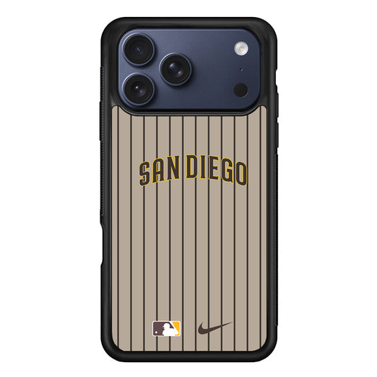 MLB San Diego Padres Brown Nike iPhone 17 Pro Max Case - Altracase