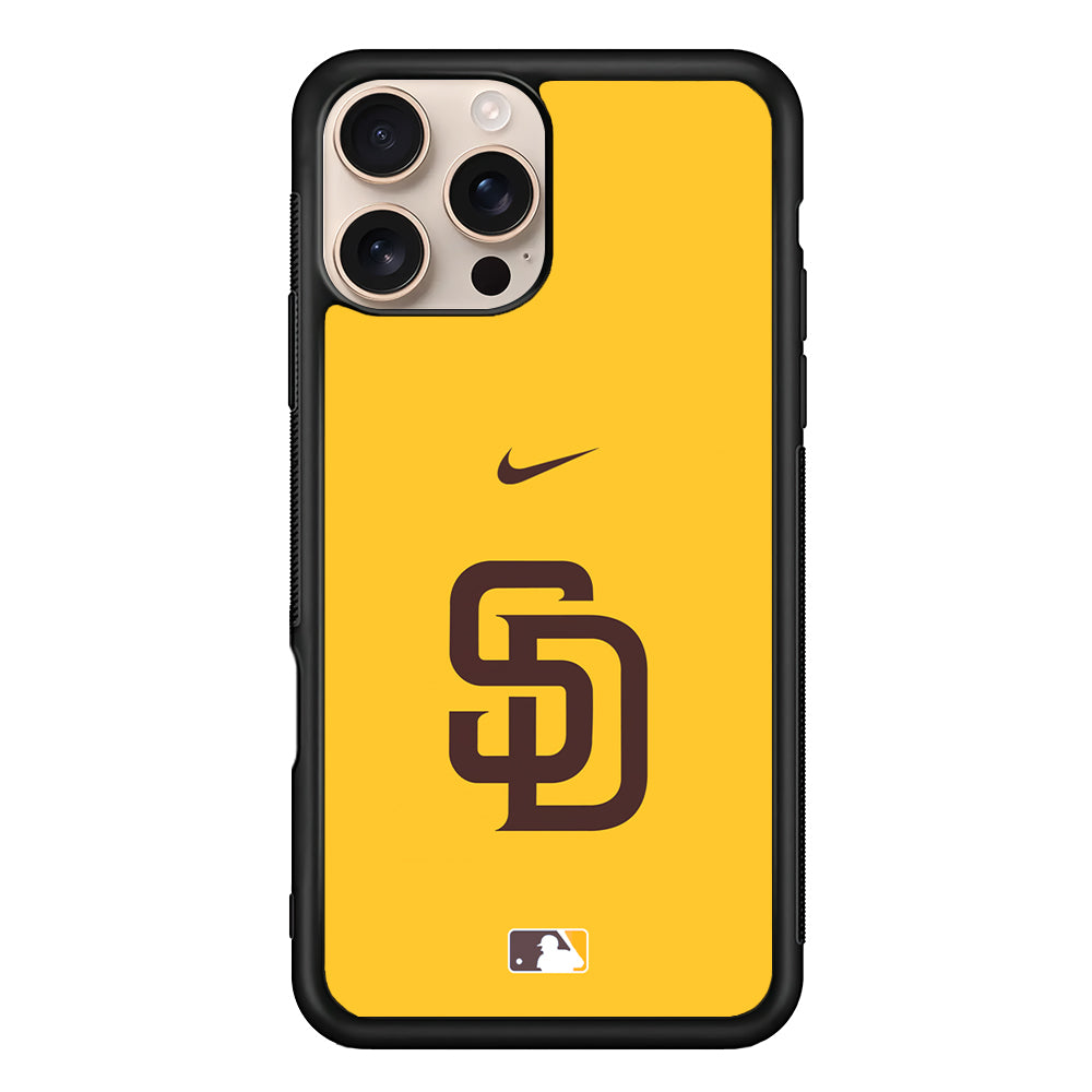 MLB San Diego Padres Yellow Nike iPhone 16 Pro Case - Altracase