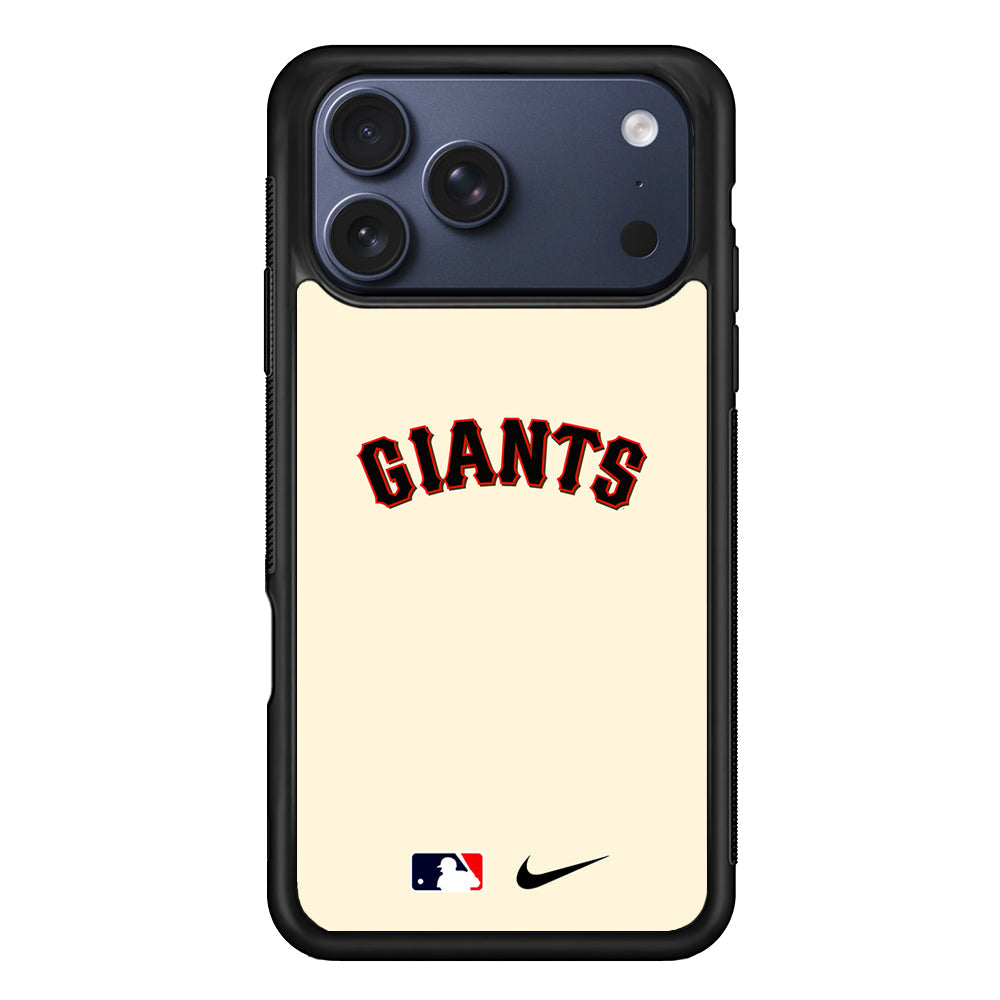 MLB San Francisco Giants Cream Nike iPhone 17 Pro Max Case - Altracase