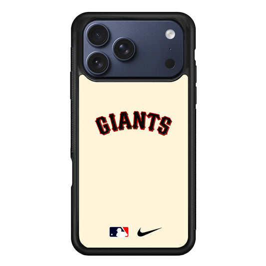 MLB San Francisco Giants Cream Nike iPhone 17 Pro Max Case - Altracase
