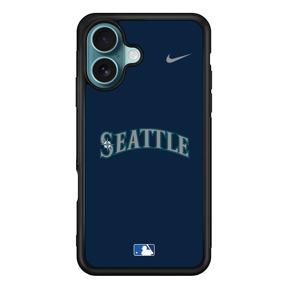 MLB Seattle Mariners Blue Nike iPhone 16 Case - Altracase