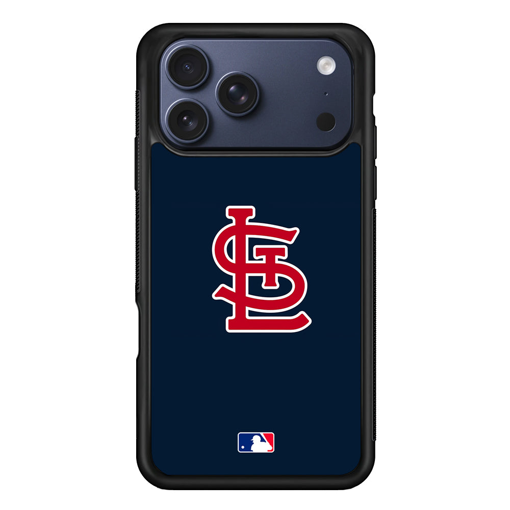 MLB St Louis Cardinals Blue Logo iPhone 17 Pro Case - Altracase