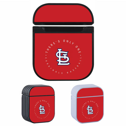 MLB St Louis Cardinals Red Apple AirPods Case-AirPod Case-Altracase