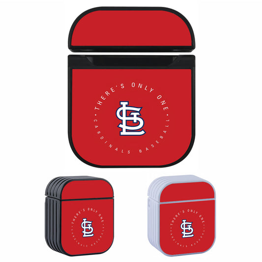 MLB St Louis Cardinals Red Apple AirPods Case-AirPod Case-Altracase
