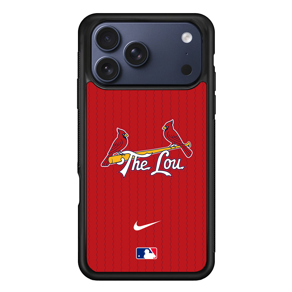 MLB St Louis Cardinals Red Nike iPhone 17 Pro Case - Altracase