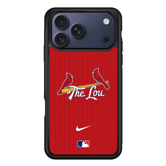 MLB St Louis Cardinals Red Nike iPhone 17 Pro Case - Altracase
