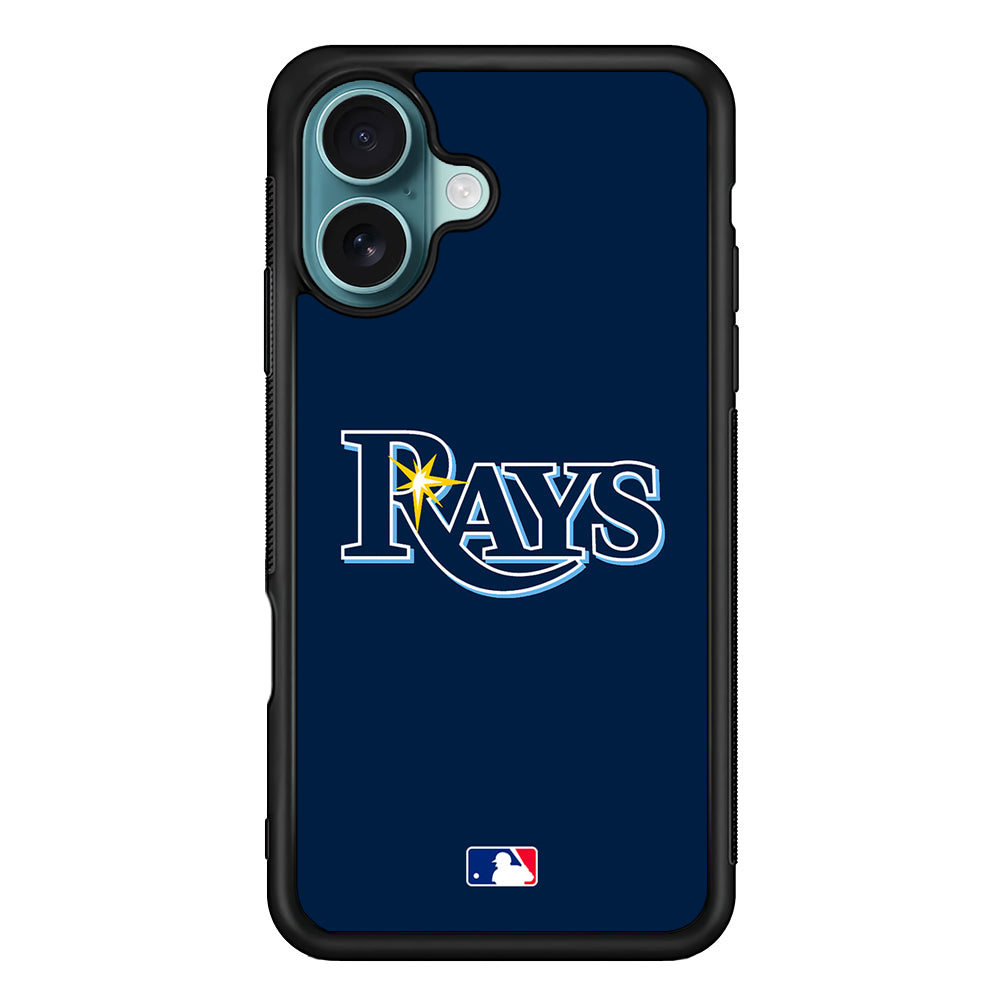 MLB Tampa Bay Rays Blue Logo iPhone 16 Case - Altracase