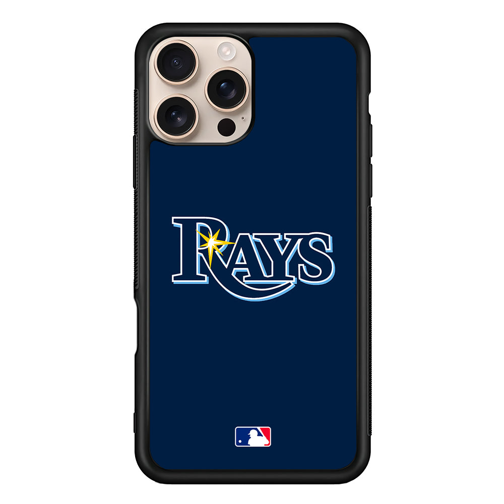 MLB Tampa Bay Rays Blue Logo iPhone 16 Pro Case - Altracase