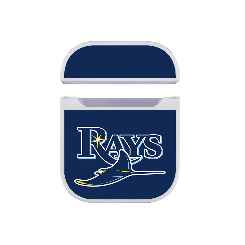MLB Tampa Bay Rays Logo Apple AirPods Case-AirPod Case-White-Altracase