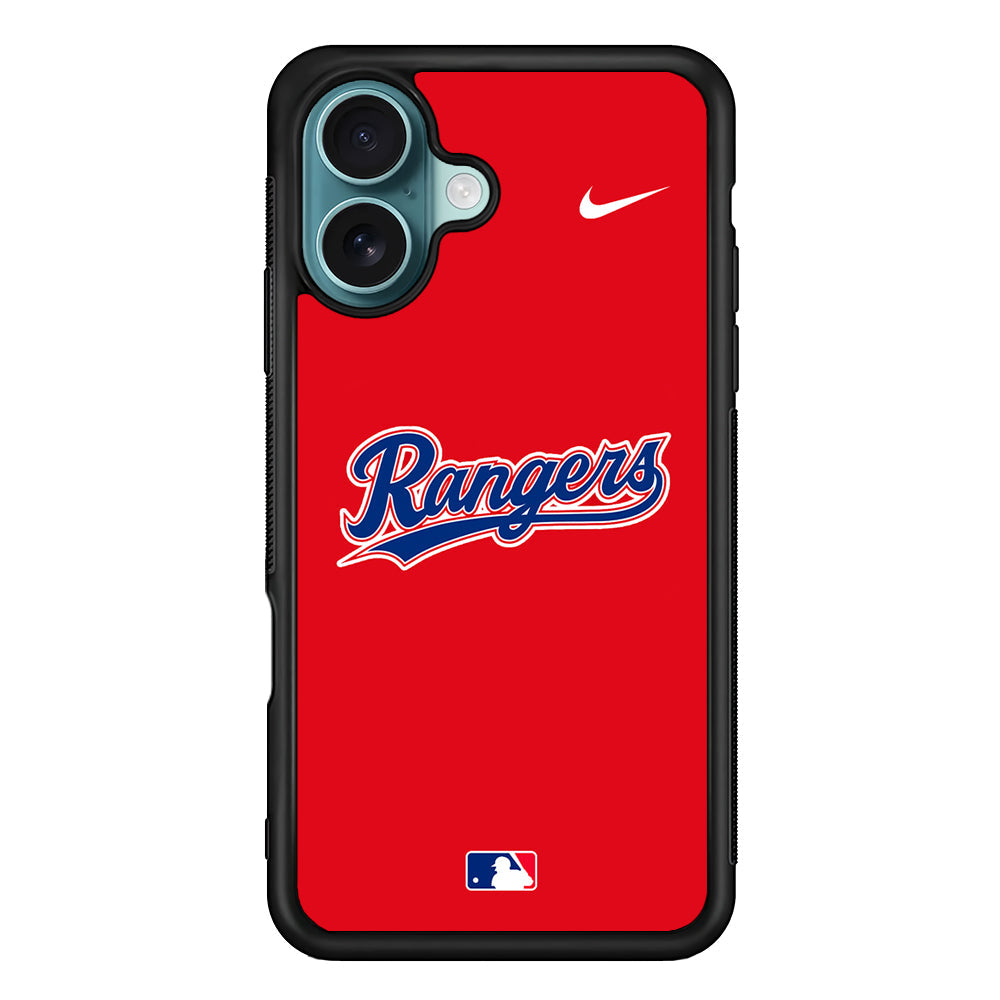 MLB Texas Rangers Red Nike iPhone 16 Plus Case - Altracase