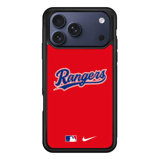 MLB Texas Rangers Red Nike iPhone 17 Pro Max Case - Altracase