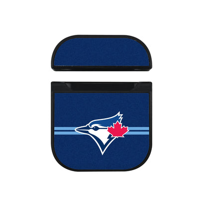 MLB Toronto Blue Jays Stripe Apple AirPods Case-AirPod Case-Black-Altracase