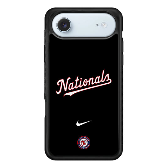 MLB Washington Nationals Black Nike iPhone 17 Air Case - Altracase