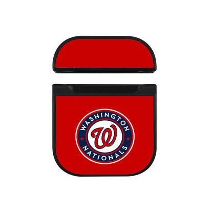 MLB Washington Nationals Red Apple AirPods Case-AirPod Case-Black-Altracase