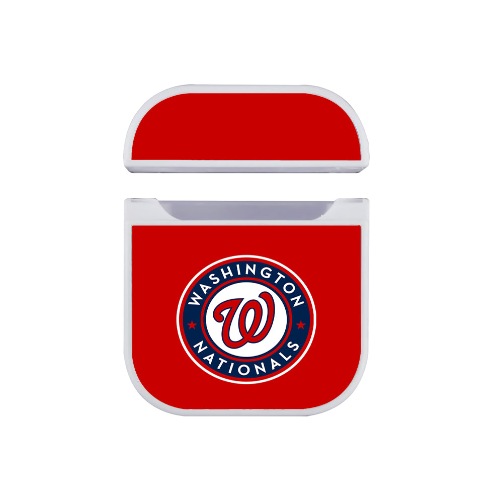 MLB Washington Nationals Red Apple AirPods Case-AirPod Case-White-Altracase