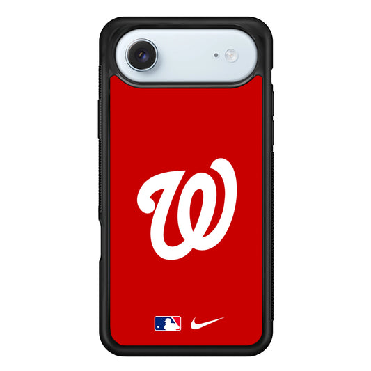 MLB Washington Nationals Black Nike iPhone 17 Air Case - Altracase