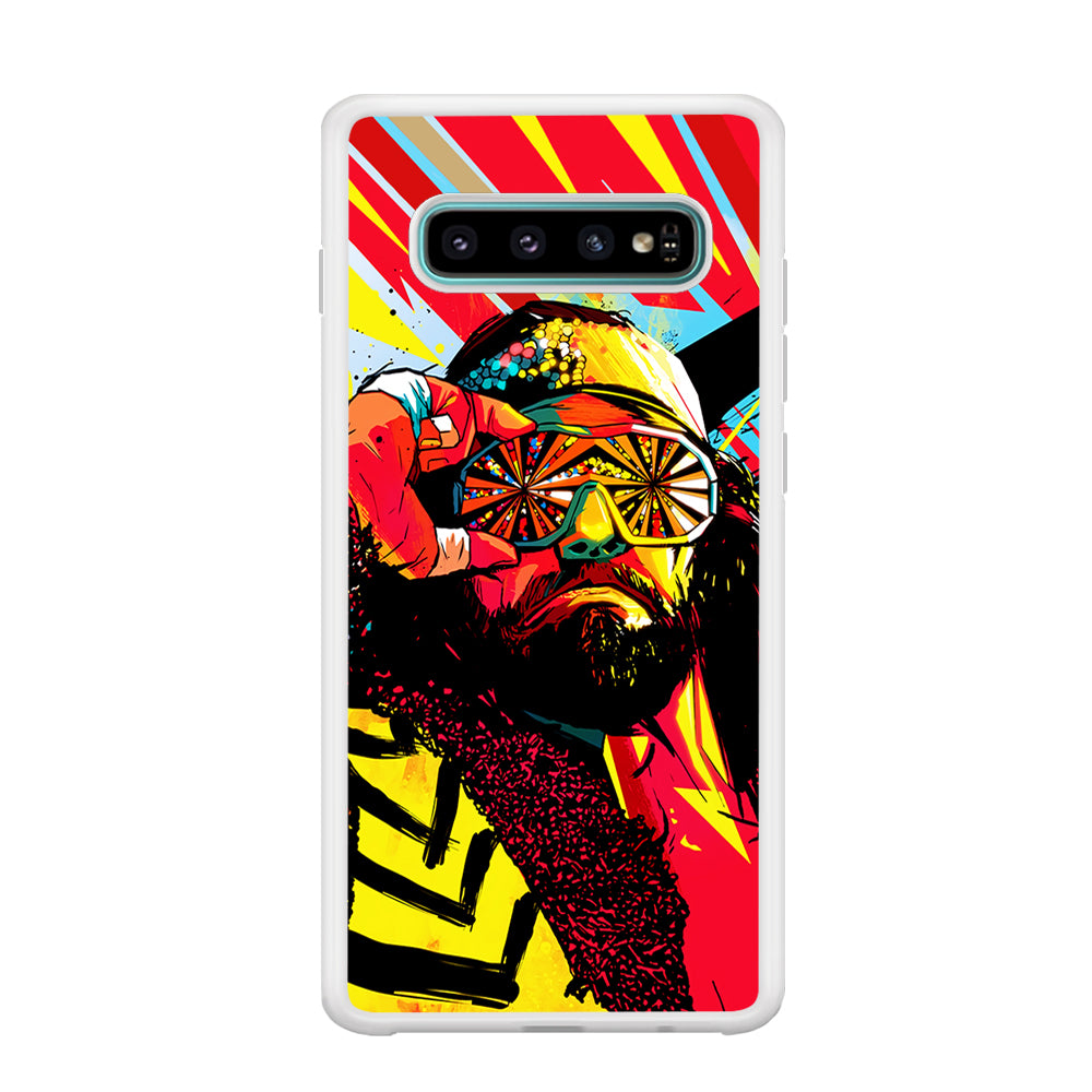 Macho Man Randy Art Samsung Galaxy S10 Plus Case