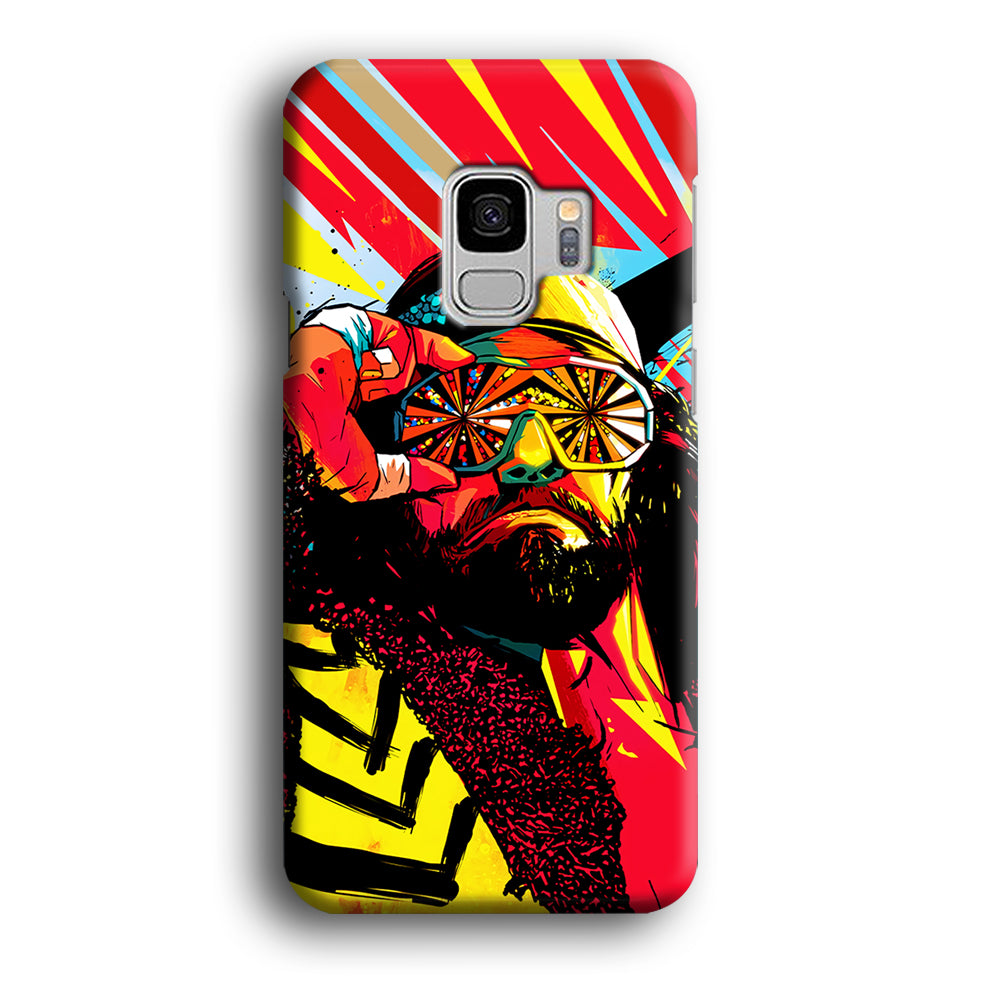 Macho Man Randy Art Samsung Galaxy S9 Case