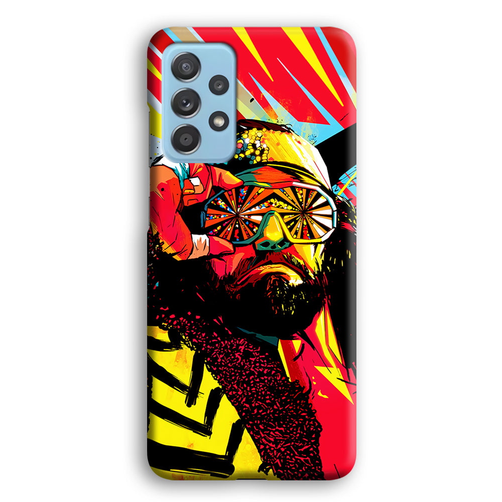 Macho Man Randy Art Samsung Galaxy A72 Case