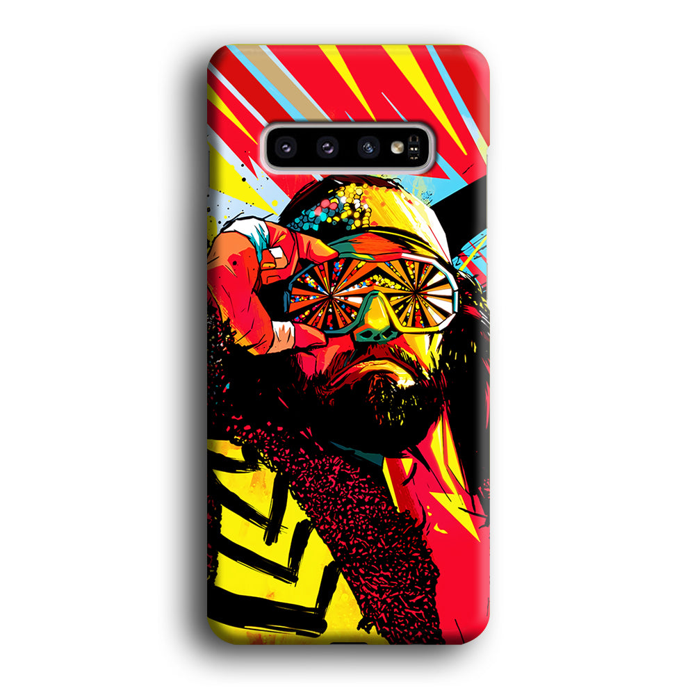 Macho Man Randy Art Samsung Galaxy S10 Plus Case