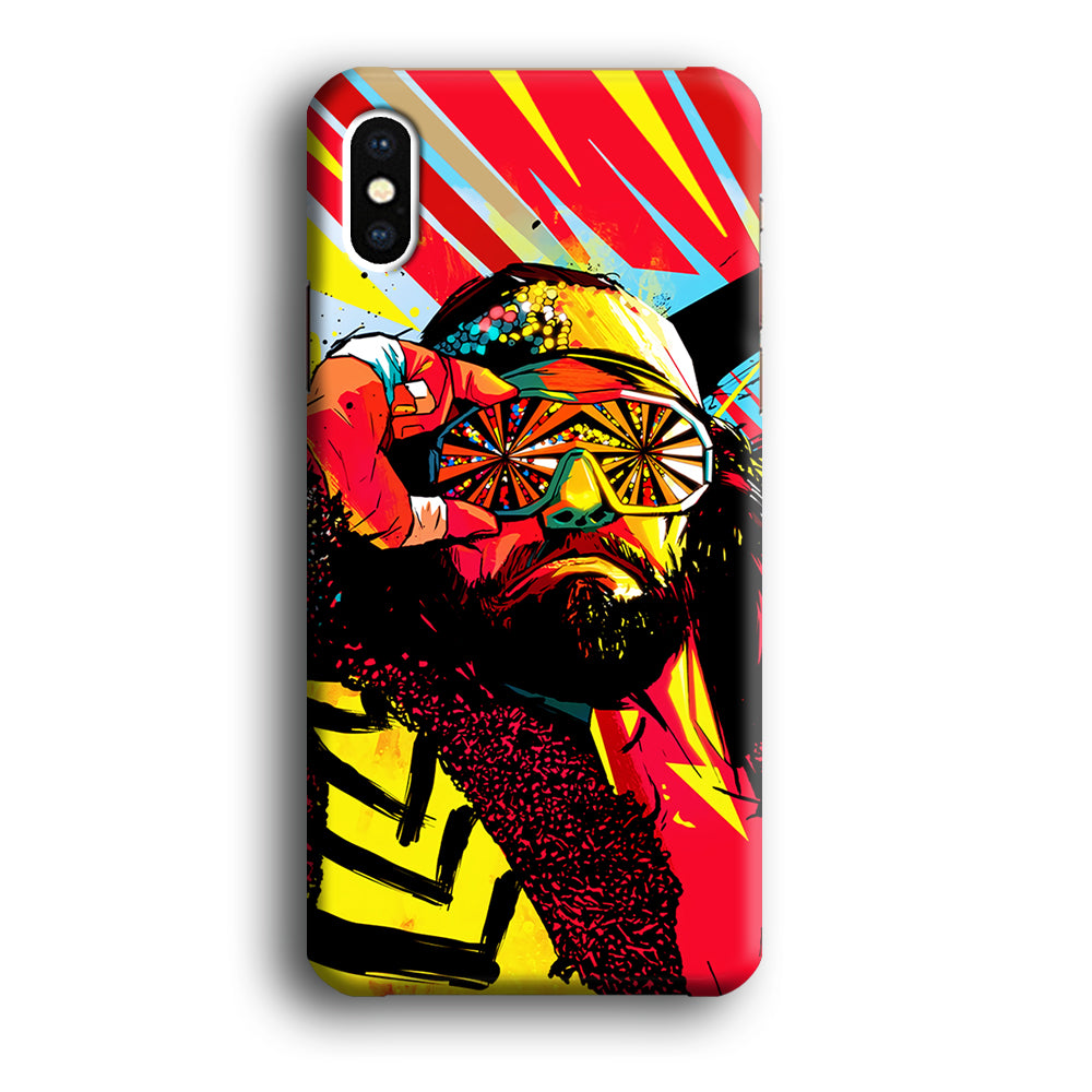 Macho Man Randy Art iPhone X Case