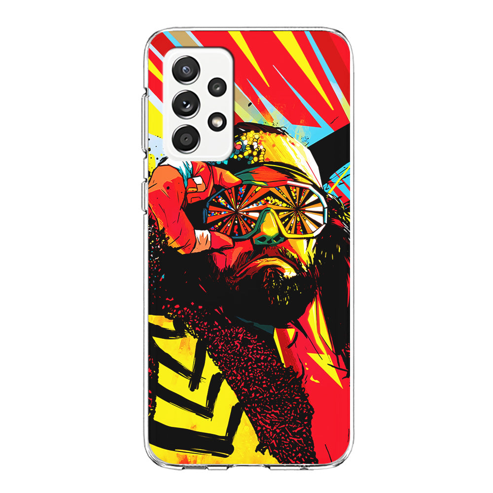 Macho Man Randy Art Samsung Galaxy A72 Case