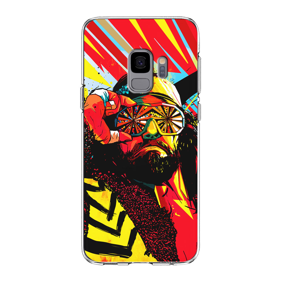 Macho Man Randy Art Samsung Galaxy S9 Case